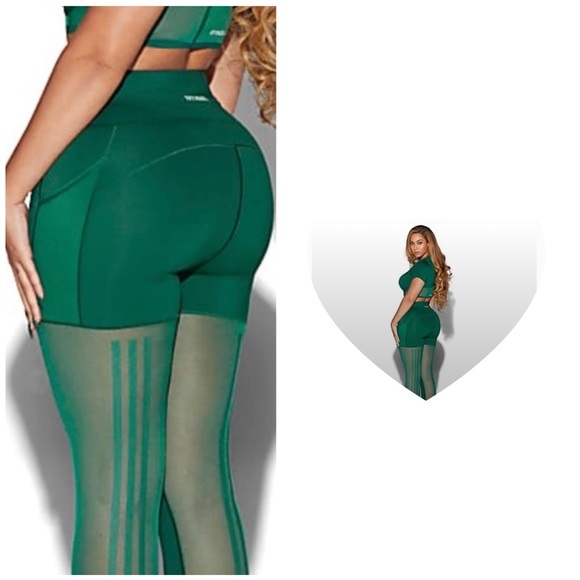 ADIDAS x IVY PARK ‘Drip 2’ Mesh Sports Bra & Mesh Tights SET - Picture 9 of 11